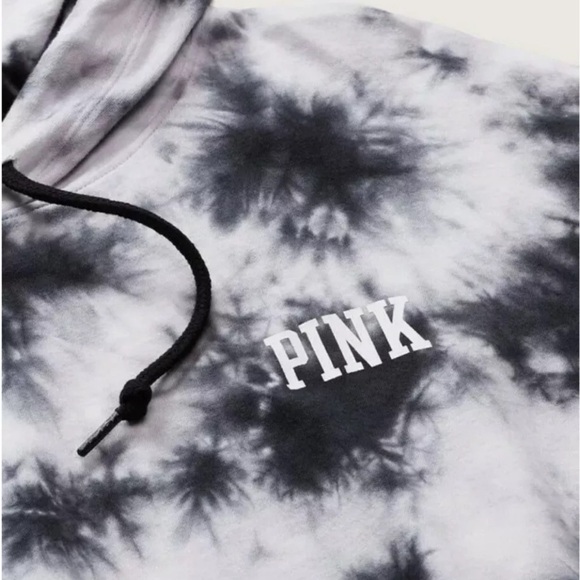 Pink Victoria's Secret Long Sleeve Hooded Pullover Shirt Small NEW! - Picture 3 of 8